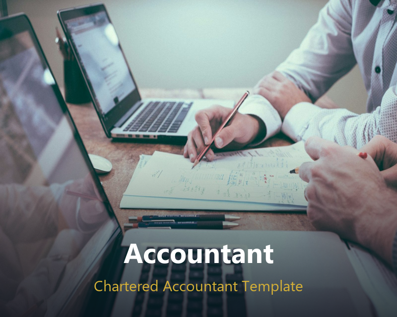 Accountant portfolio template
