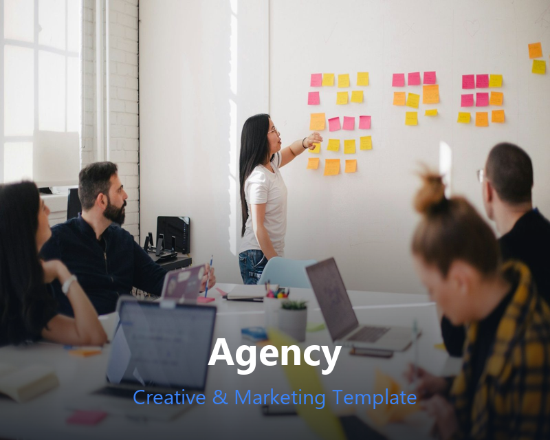 Agency portfolio template