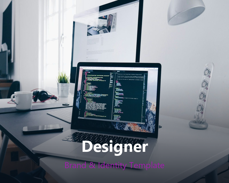 Brand designer portfolio template