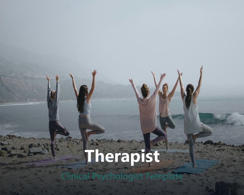 Therapist portfolio template